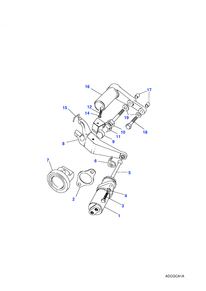 Clutch Release Mechanism (Manual Transmission,V8)