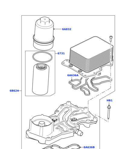 LR022896 MANN Фильтр масляный NRR 4.4D V8 DOHC DITC
