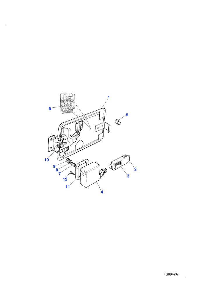 Fuel Filler Flap-From (V) HA464554