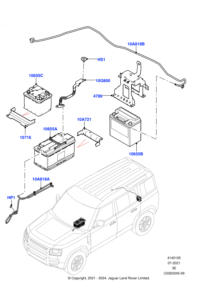 Battery And Mountings