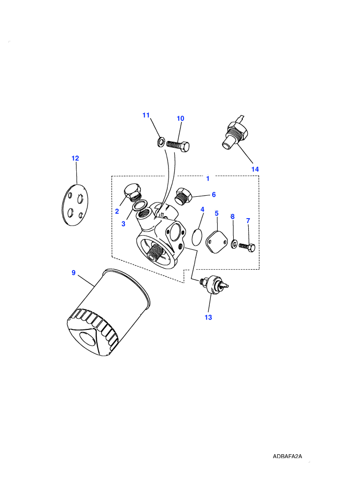 Oil Filter (2.25L 4 Cyl L/R Petrol)
