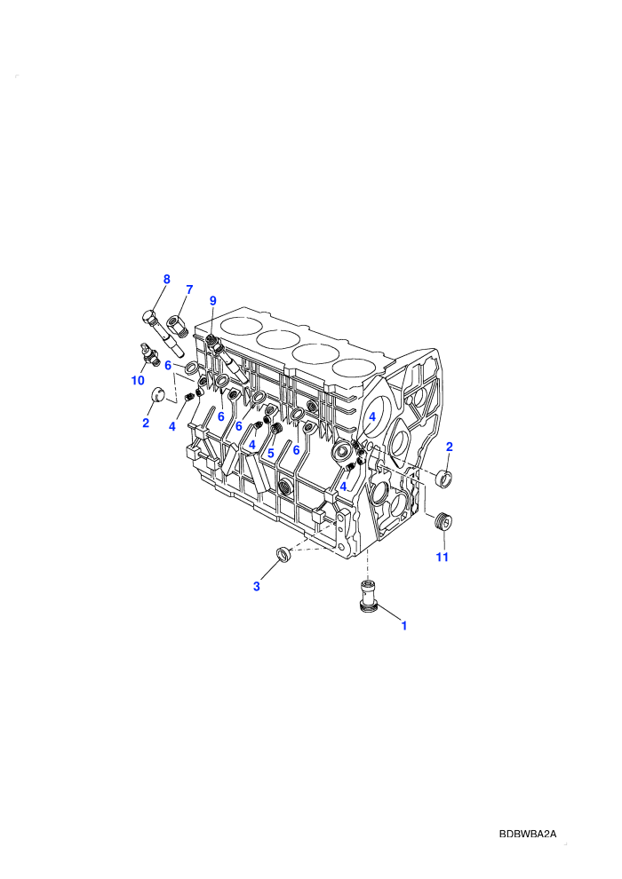 Adaptors - Block (2.5L Turbo Diesel VM)
