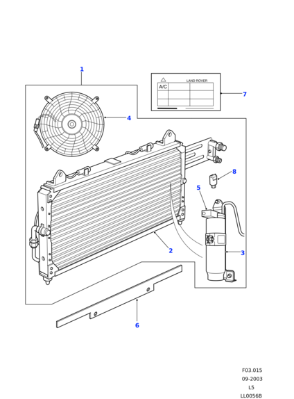 JRJ100550 MAHLE Осушитель A/C D2