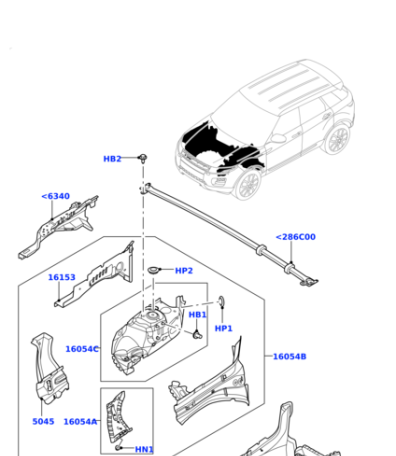 LR028396 LAND ROVER