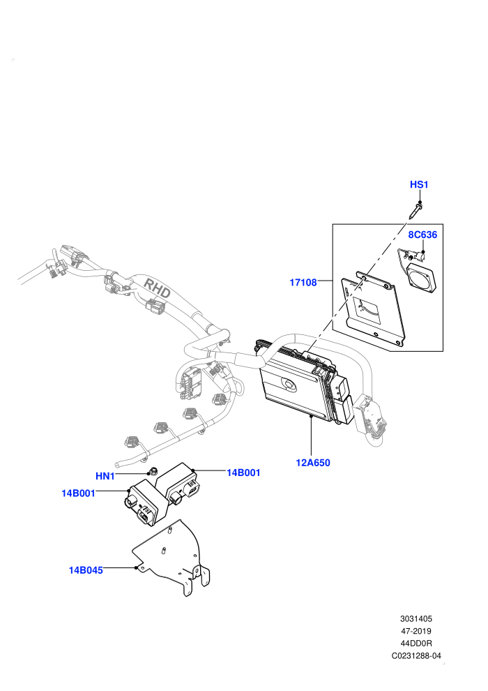 Engine Modules And Sensors (4.4L DOHC DITC V8 Diesel)((V)FROMBA000001)