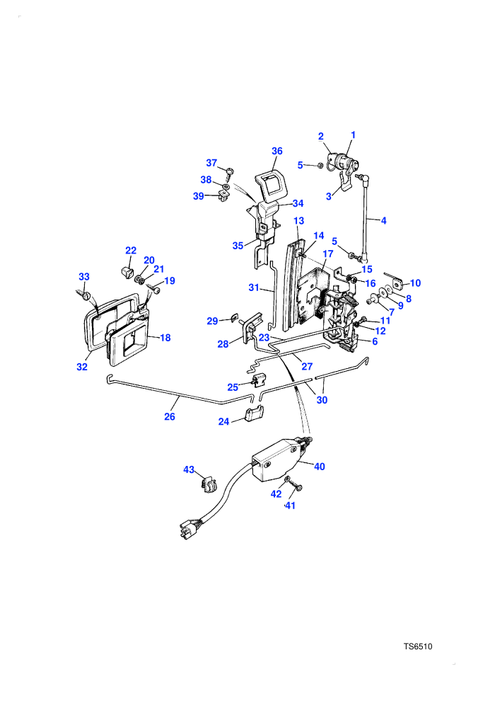 Door Locks Front (2 Door Station Wagon)((V)FROMFA351847)