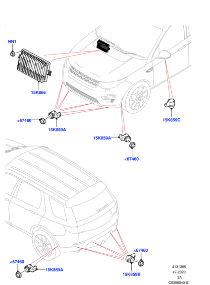 LR129281 LAND ROVER
