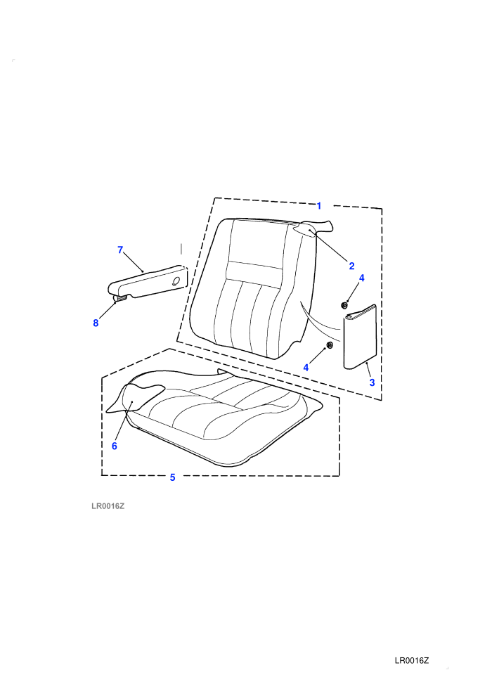 Front-Cloth-Heated/2 Way Adjust-From (V) YA430702 ((V)FROMYA430702)