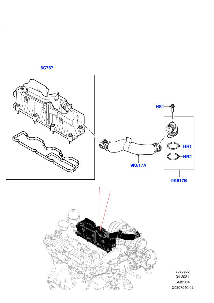 Emission Control - Crankcase (2.0L AJ21D4 Diesel Mid,Halewood (UK))((V)FROMMH000001)