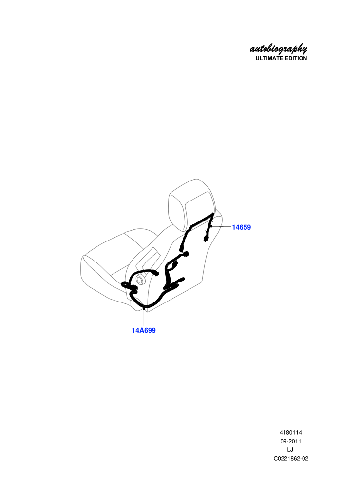 Wiring - Seats (Autobiography Ultimate Edition)(Front Seats)((V)FROMBA344356)
