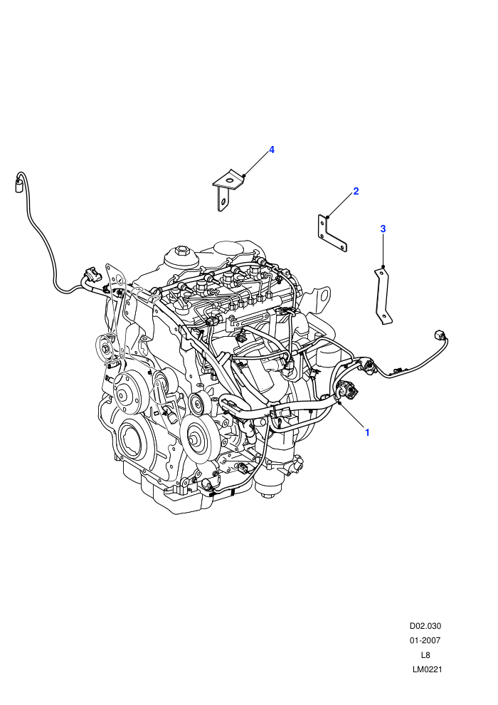 Engine Harness ((V)FROM7A000001)