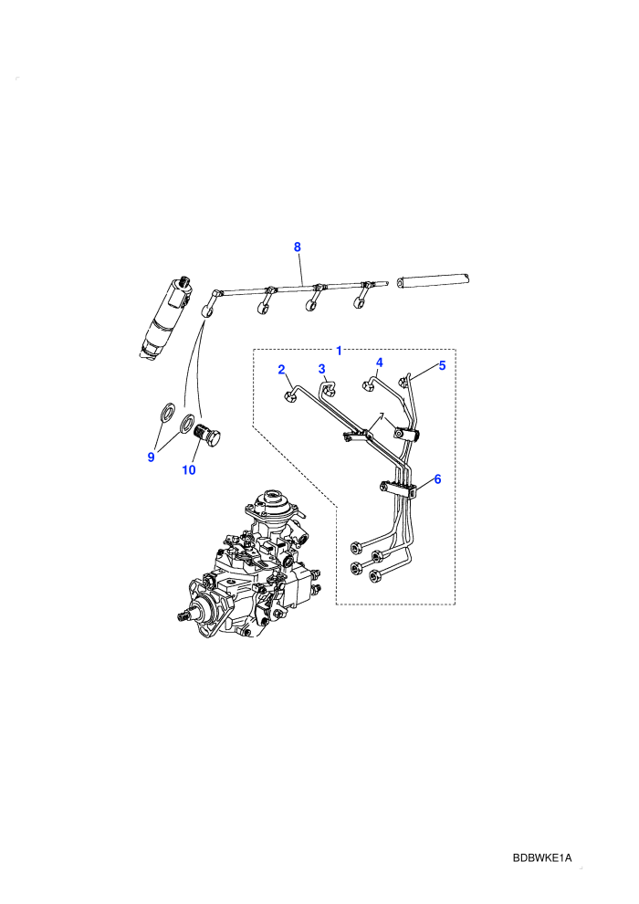 Injectors & Pipes (2.5L Turbo Diesel VM)