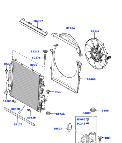 LR020367 MOTORHERZ Расширительный бачок с датчиком уровня D3/D4/RRS
