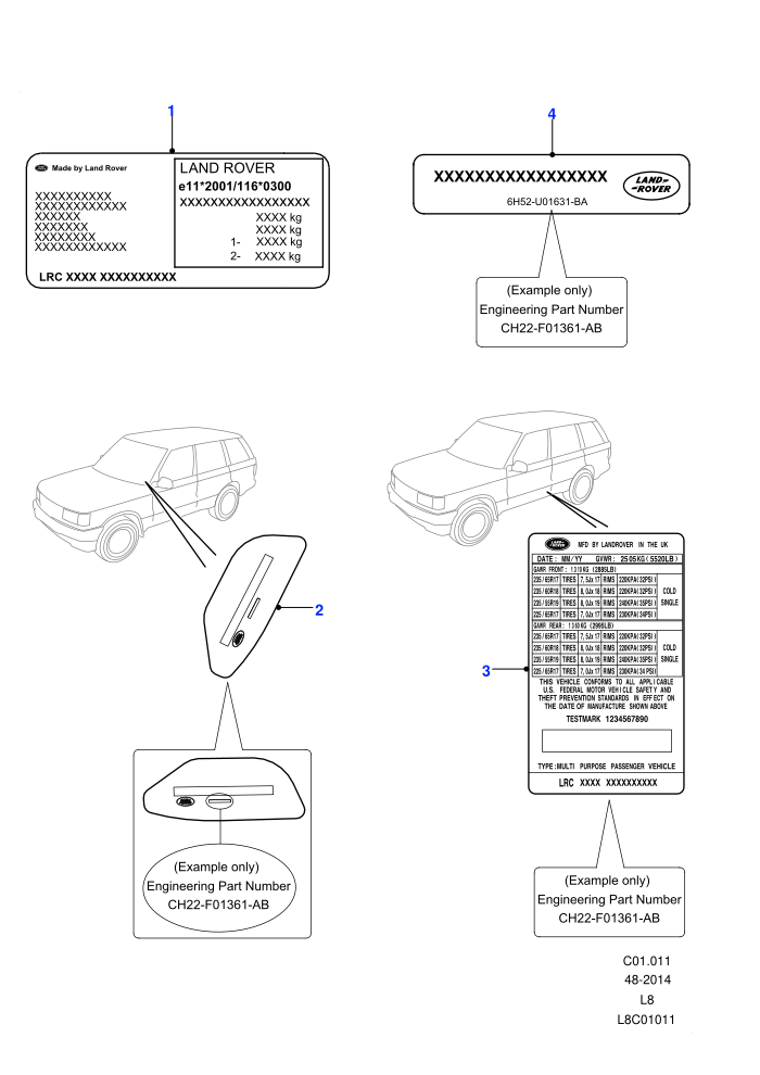 Vin Plates And Instruction Decals (Requires VIN To Order)