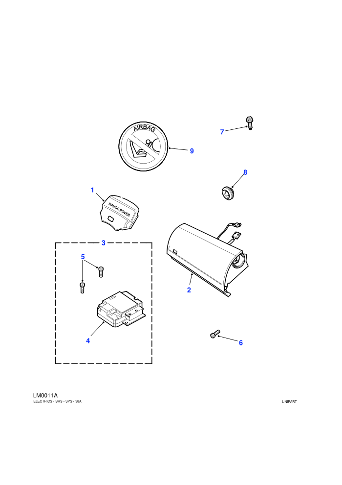 Air Bag-Single Point Sensing (With Driver Air Bag)