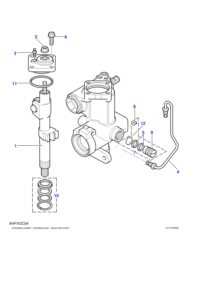 Sector Shaft (With Power Steering)