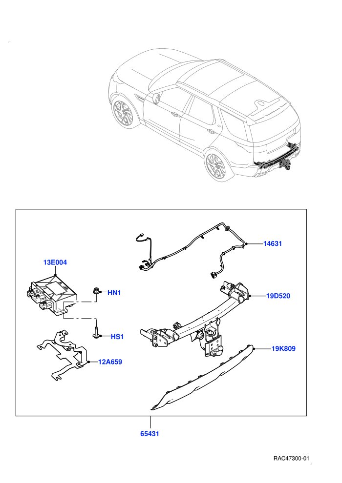 Accessory Pack (Commercial Model Spec)(Multi Height Tow Bar)((V)FROMR2000001)