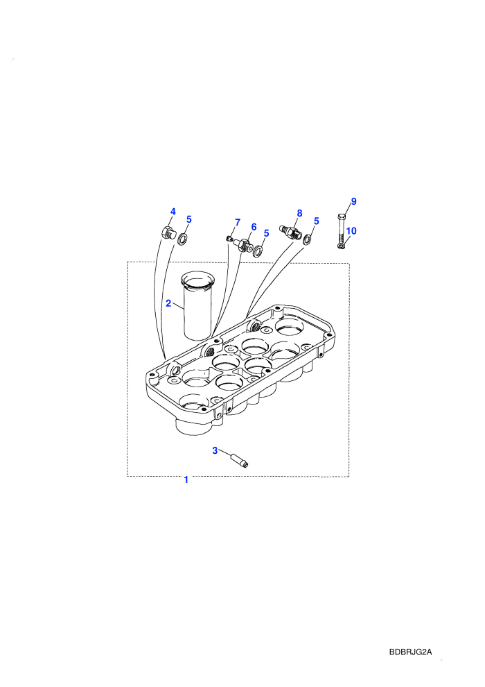 Ram Pipes Housing (V8 EFI Petrol)
