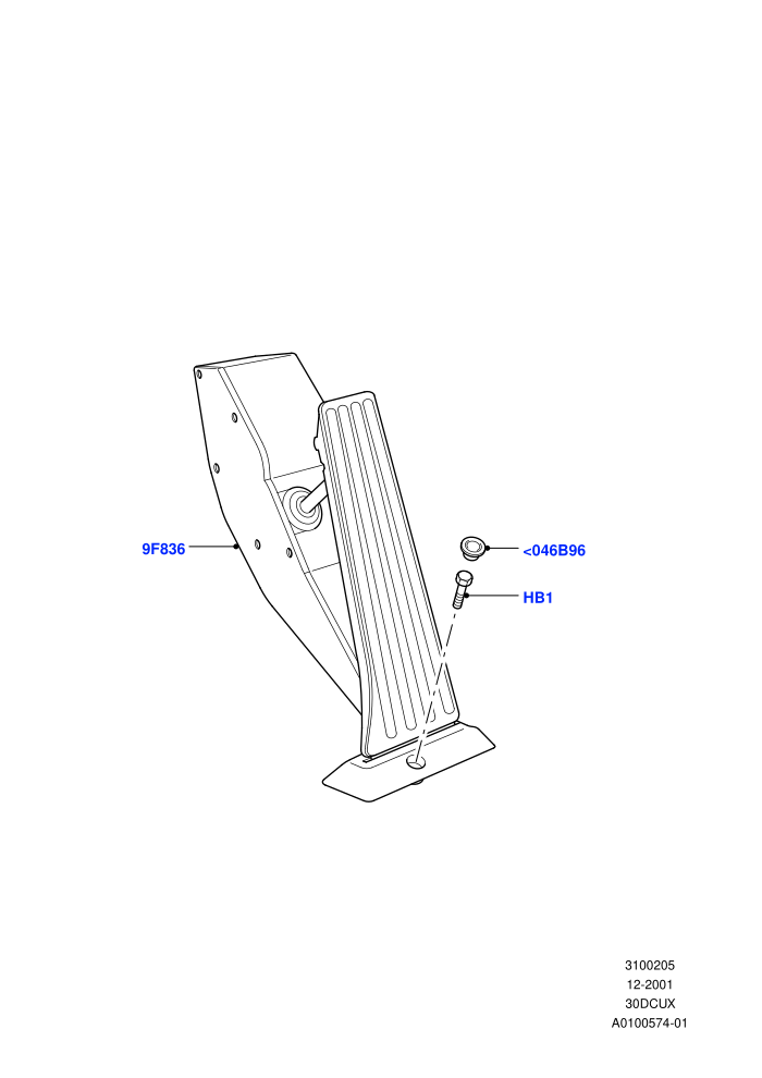 Accelerator/Injection Pump Controls (M57 D30 3.0 Diesel)