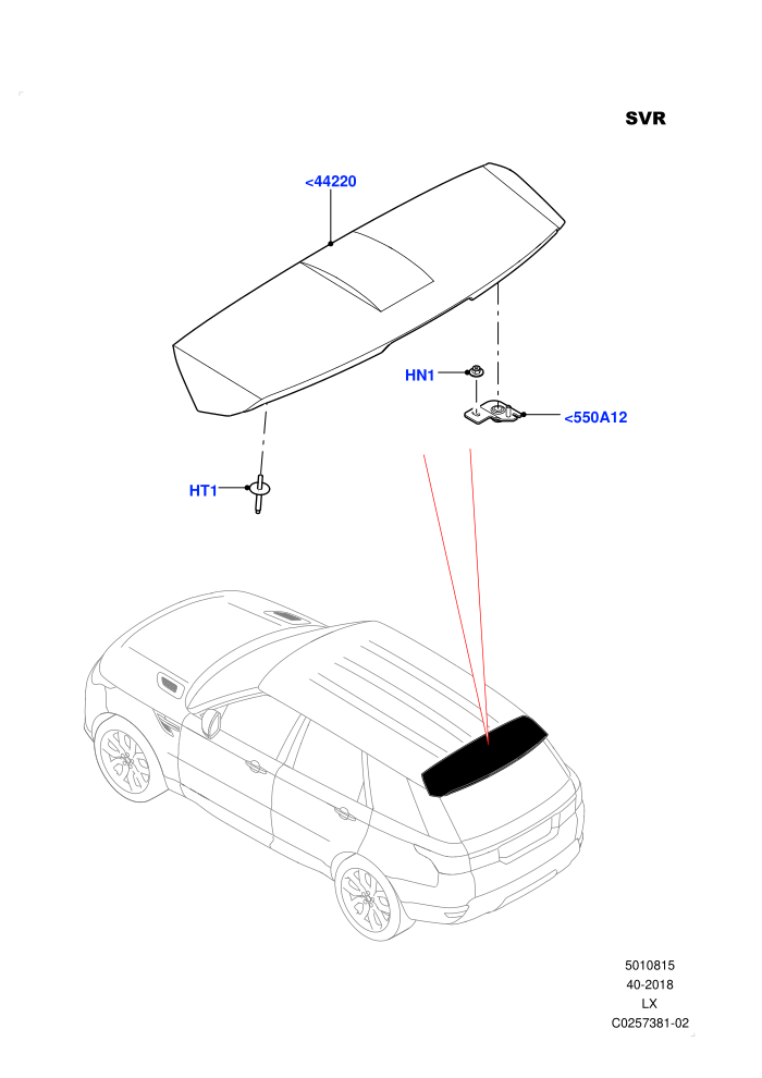 Spoiler And Related Parts (SVR,SVR Version)((V)FROMFA000001)