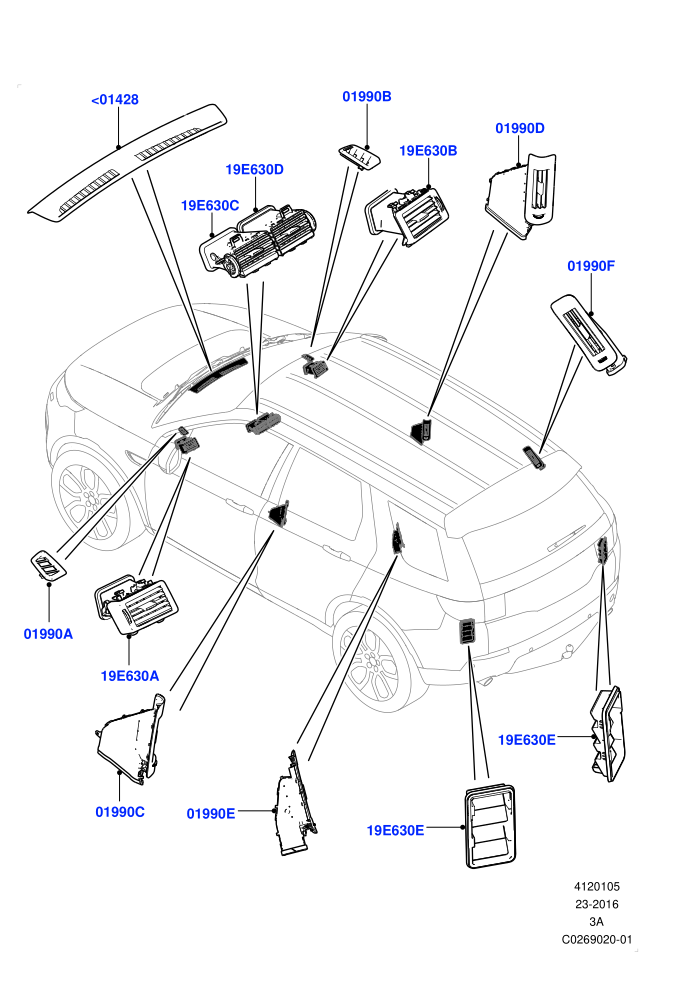 Air Vents, Louvres And Ducts (Itatiaia (Brazil))(External Components)((V)TOKT999999 (V)FROMGT000001)