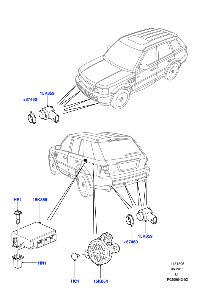 Parking Distance Control ((V)FROMAA000001)