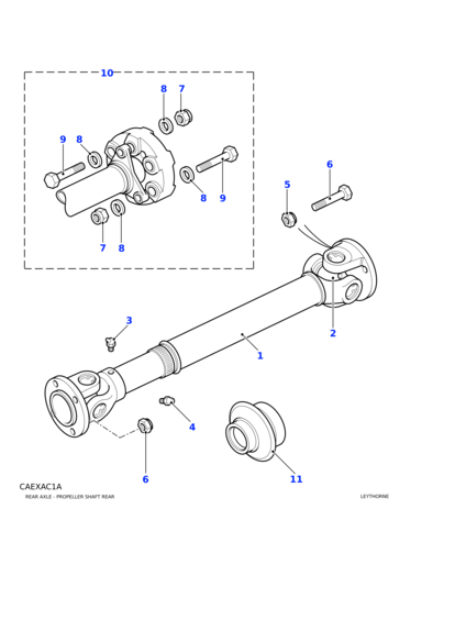 TVF100010 BRITPART Муфта кардана резиновая (с крепежом) D1/D2 E