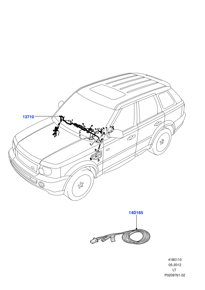 Electrical Wiring - Engine And Dash (Facia)((V)FROMAA000001)