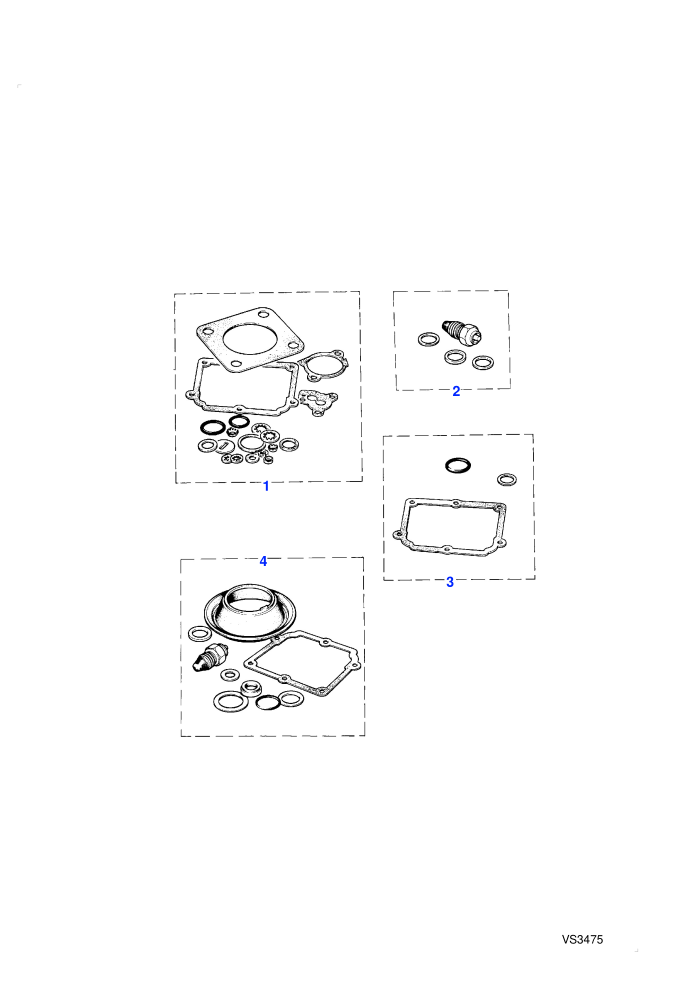 Carburreter Gasket Kit-Solex (V8 Twin Carb L/R Petrol)