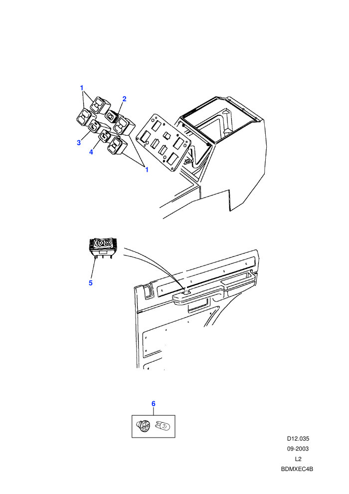 Front Console-From (V) MA647645