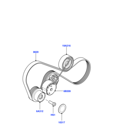 LR003570 DAYCO Ремень приводной FR2 3,2