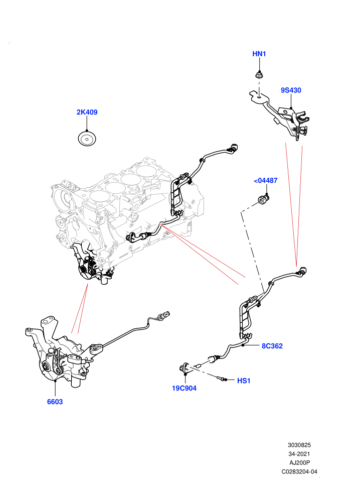 Vacuum Control And Air Injection (2.0L AJ200P Hi PHEV)((V)FROMJA000001)