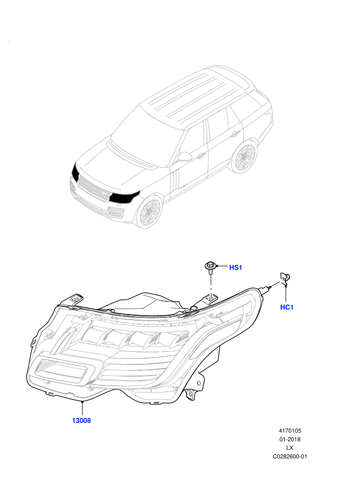 Headlamps And Front Flasher Lamps (Non SVR,Version - Core)((V)FROMJA000001)