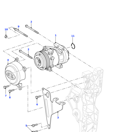 LR031453 SANDEN Компрессор кондиционера DEF 2.4