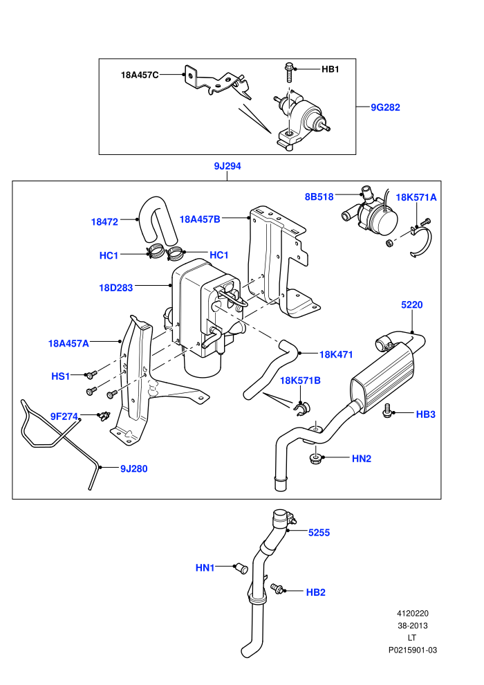 Auxiliary Fuel Fired Pre-Heater (With Fuel Fired Heater)(Page B)((V)FROMAA000001)