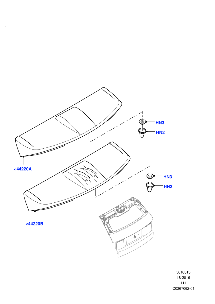 Spoiler And Related Parts (Itatiaia (Brazil))((V)FROMGT000001)