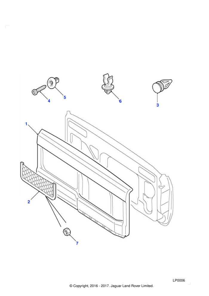 Rear End Door Casing