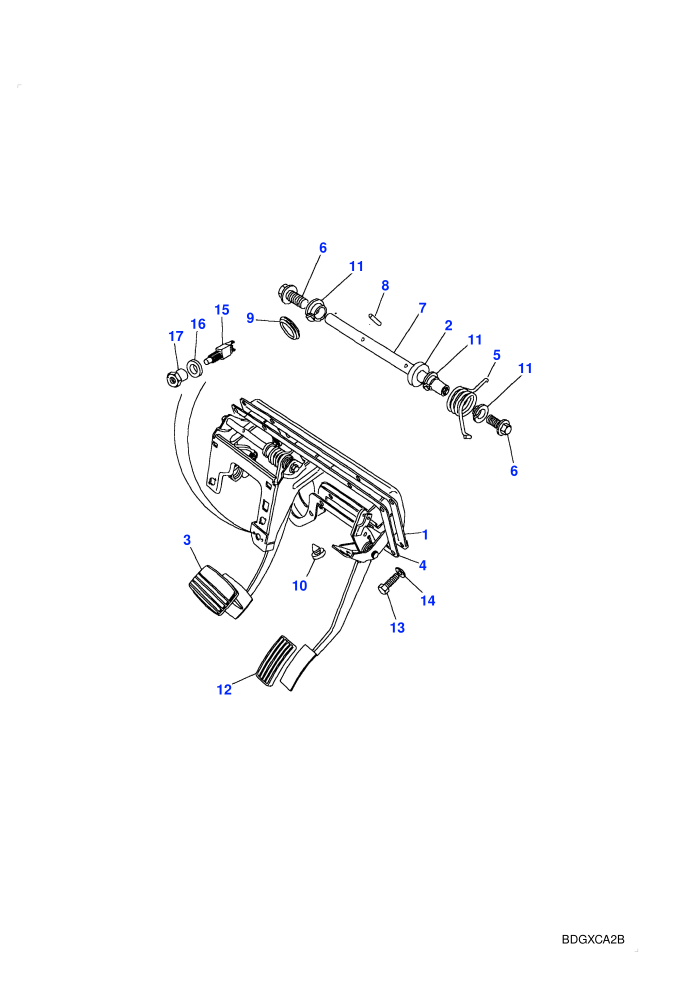 Pedal Box Assy (Automatic Transmission)