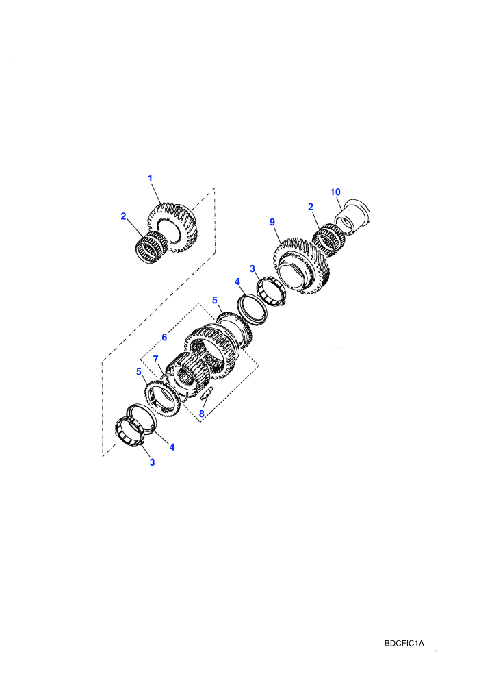 Mainshaft Gears 1st/2nd (Manual Transmission)