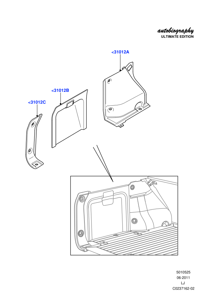 Side Trim (Autobiography Ultimate Edition)(Luggage Compartment)((V)FROMBA344356)