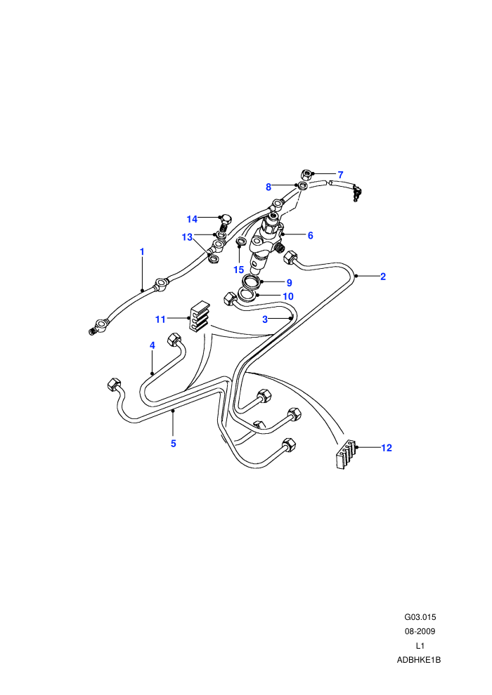 Injectors & Pipes (2.5L 4 Cyl Turbo Diesel)