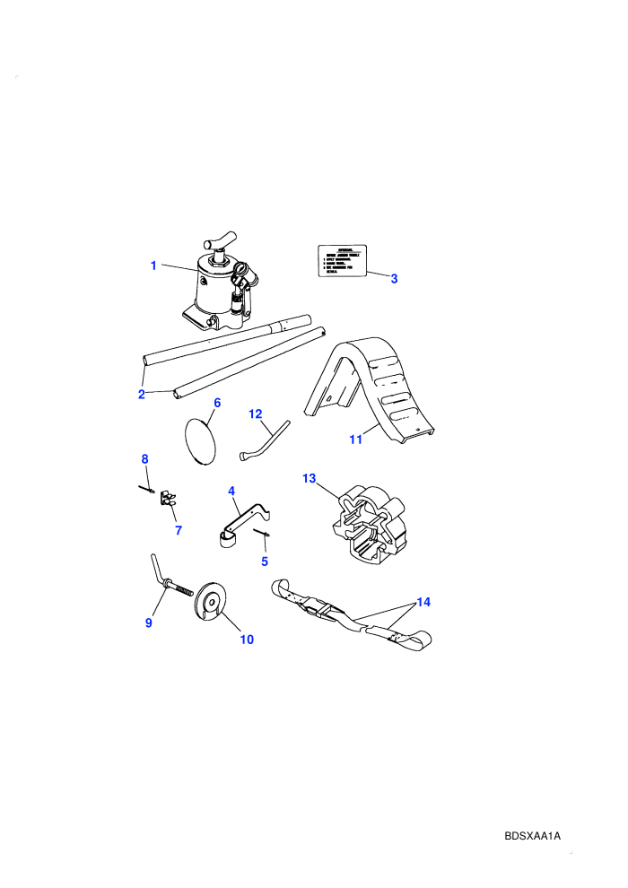 Spare Wheel Retention & Tool Stowage
