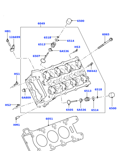 LR105300 EUROSPARE Прокладка ГБЦ (правая) 3.0 SC