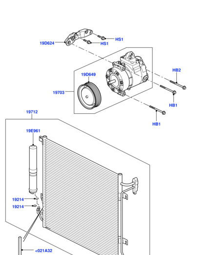 LR014064 DENSO Компрессор кондиционера D3 2.7