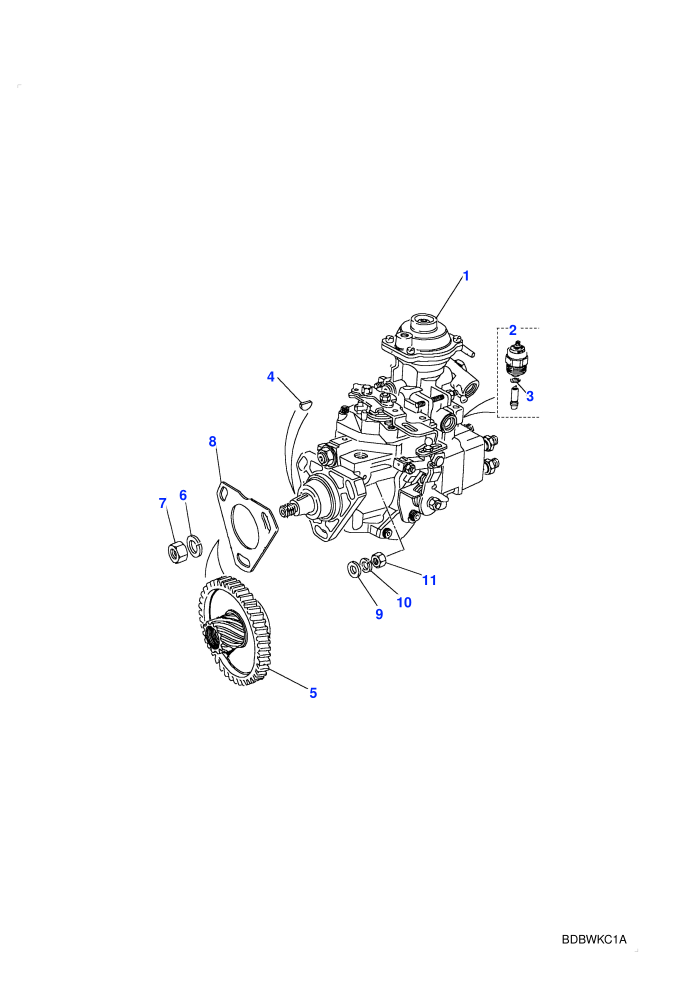 Injection Pump (2.5L Turbo Diesel VM)