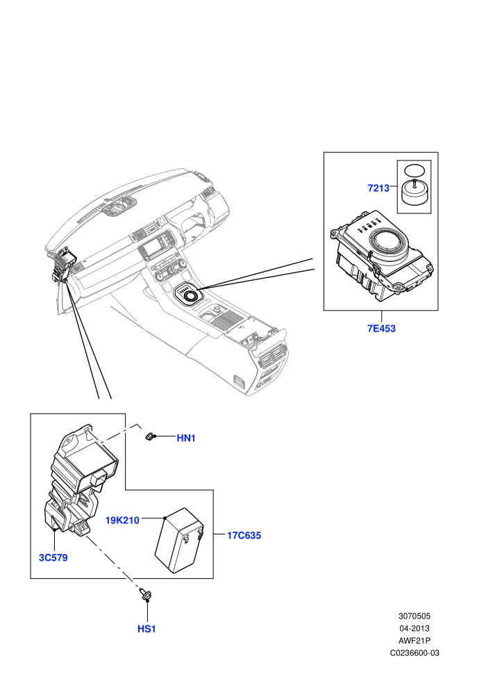 Gear Change-Automatic Transmission (6 Speed Auto AWF21 AWD)