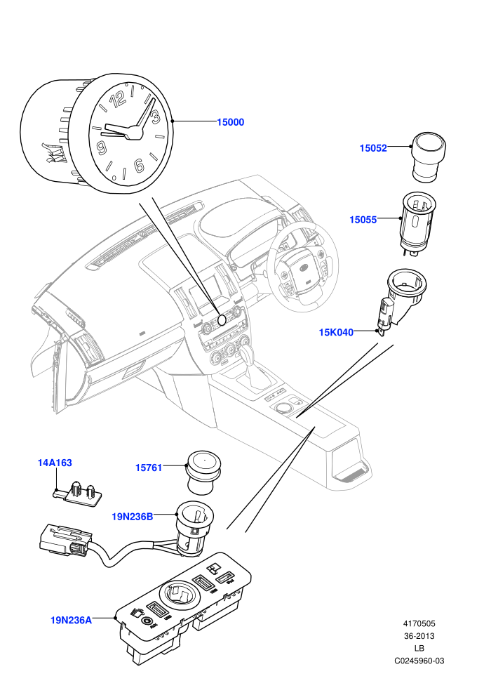 Instrument Panel Related Parts ((V)FROMDH000001)