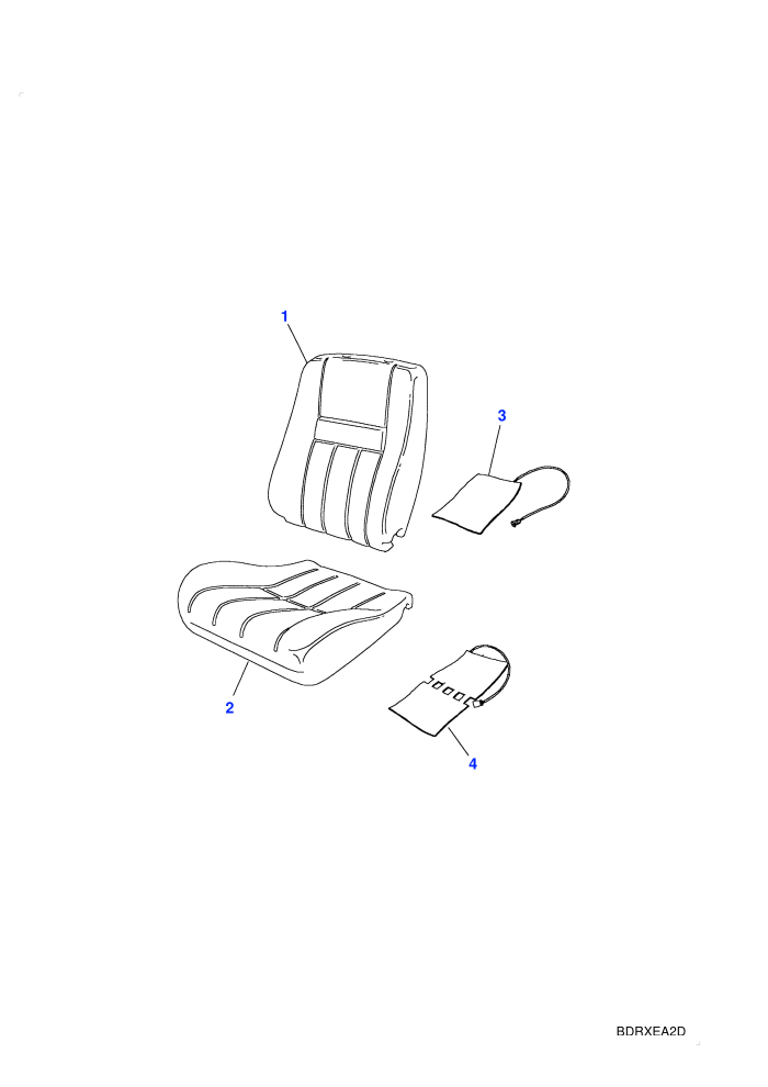 Front - Manual - Overlay (Less Power Driver Seat Adjuster,Less Power Pass.Seat Adjuster)((V)FROMMA647645)