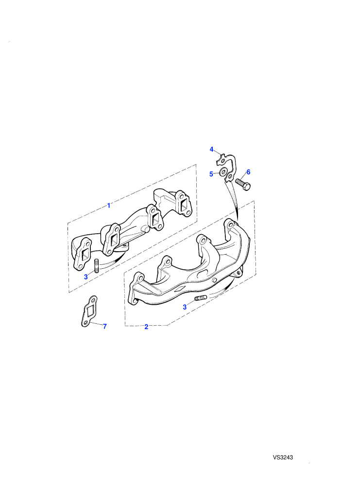 Exhaust Manifold (Petrol V8 L/R EFI)