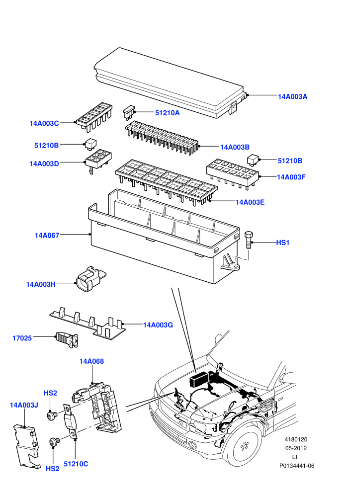 Fuses, Holders And Circuit Breakers (Engine Compartment)((V)TO9A999999)